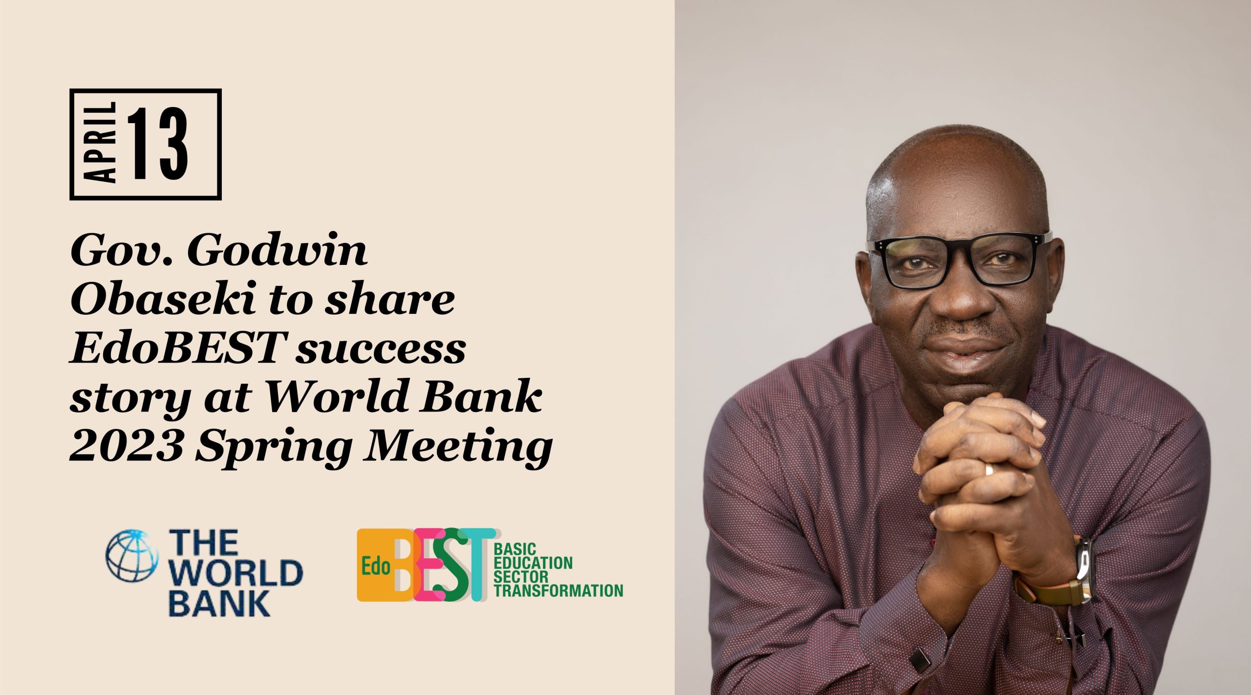 Poster featuring Governor Godwin Obaseki